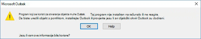 Program nije instaliran