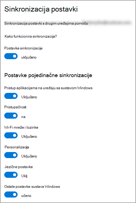 Sinkronizirajte postavke u Windows 10 Postavke.