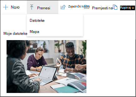 Zajedničko korištenje dokumenta na servisu OneDrive