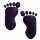 Emotikon otisaka stopala u aplikaciji Teams