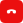 Crvena ikona telefona