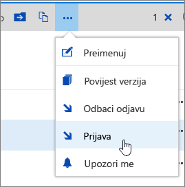Document menu with Check In highlighted