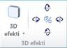 WordArt 3-D Effects group in Publisher 2010
