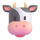 Emotikon s licem krave u aplikaciji Teams