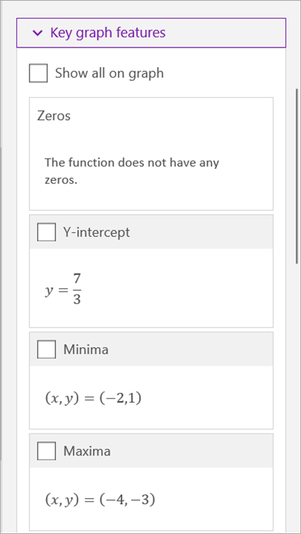 Pisanje matematičke jednadžbe u programu OneNote za Windows 10