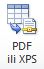 Ikona vrpce PDF XPS