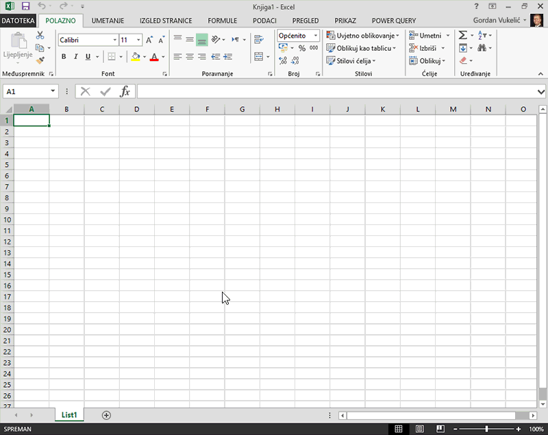Kako vidjeti uređivač upita u programu Excel