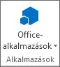 Alkalmazások az Office-hoz gomb