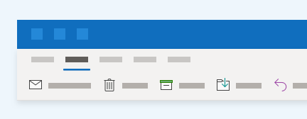 Az Outlook egy új felhasználói felületet tartalmaz.