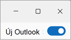 kicsúszás az új Outlook-képernyőképről