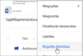 Upnpin menu item on file context menu highlighted