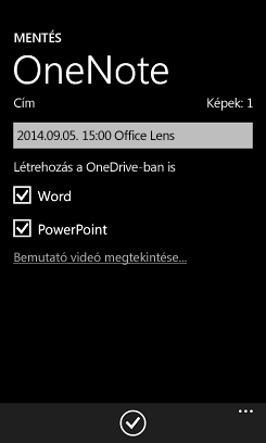 Képek küldése a Wordbe és a PowerPointba a OneDrive-on