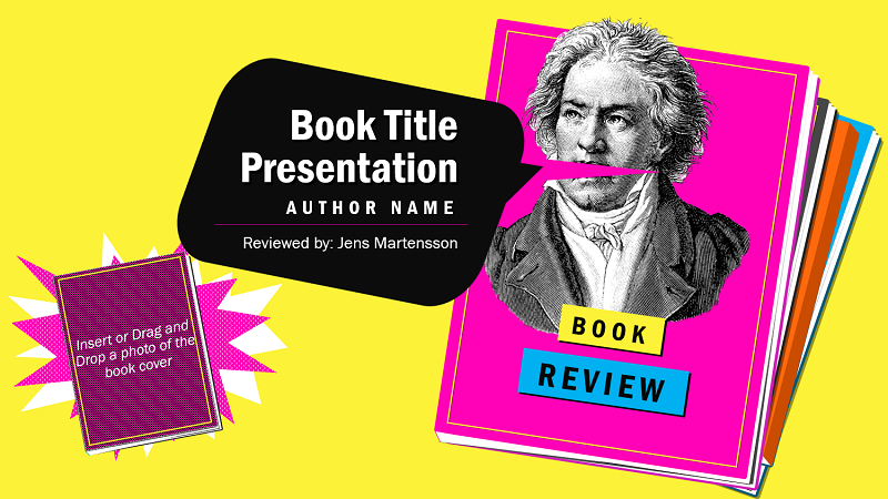 illustration of the book report template cover
