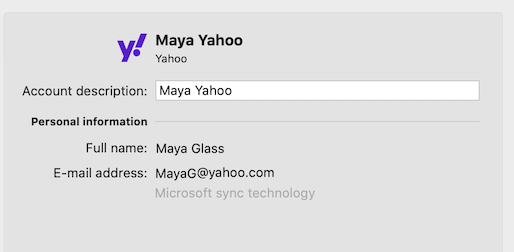 Yahoo-fióktámogatás az Outlookban