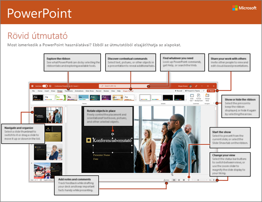 Rövid útmutató a PowerPoint 2016-hoz (Windows)
