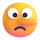 Teams fekvő arc emoji