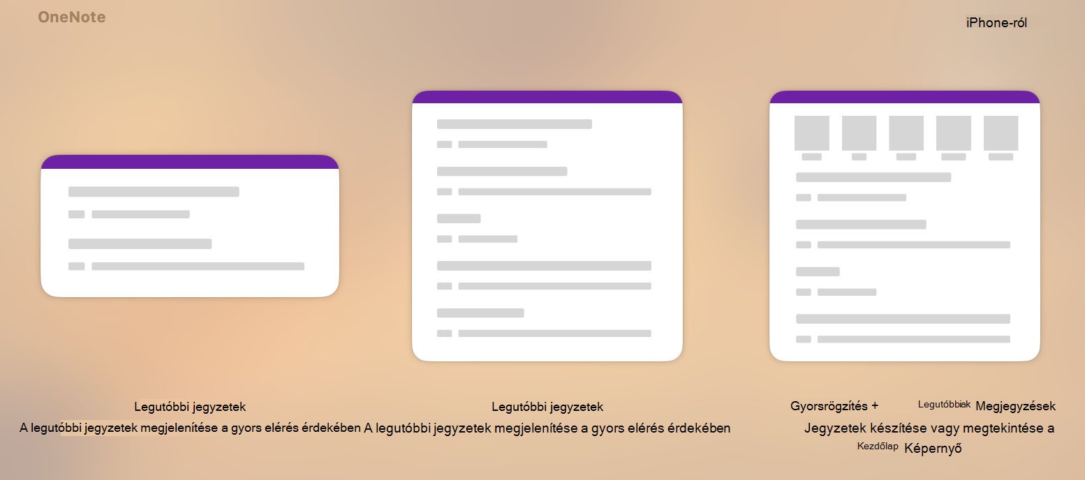 OneNote-vezérlők kiválasztása Mac gépen