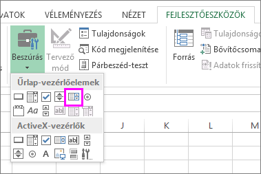 Excel ürlap készítés