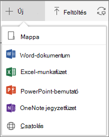 Office 365 – Új mappa vagy dokumentum létrehozása