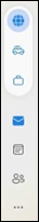 Új Mac Outlook bal oldali navigációs sáv
