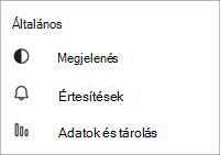 Teams ingyenes általános beállítások mobil