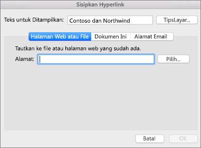 turn off email hyperlinks in excel for mac