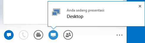 Cuplikan layar menyajikan desktop