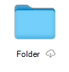 ikon status file OneDrive untuk Mac sesuai permintaan