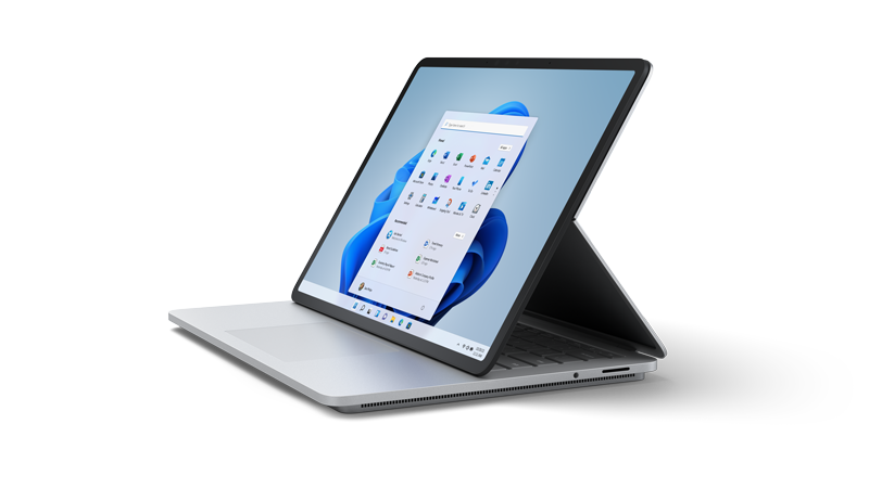Perenderan mode panggung Surface Laptop Studio