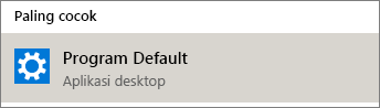 Program default di Windows