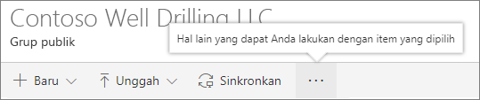 SharePoint Menu Pustaka Dokumen Onine