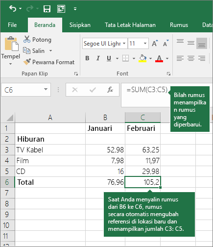 Menggunakan Excel Sebagai Kalkulator Anda Excel