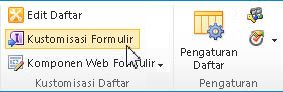 Formulir daftar InfoPath untuk SharePoint