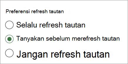 cuplikan layar preferensi refresh tautan one.jpg