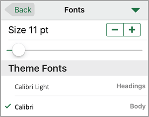 Mengubah ukuran font