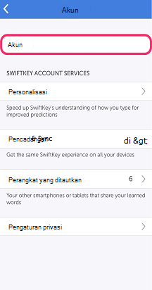 Gambar Swiftkey-Account-Selected 5