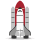 Emotikon peluncuran roket