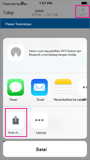 Penampil OME untuk Outlook untuk iOS 2