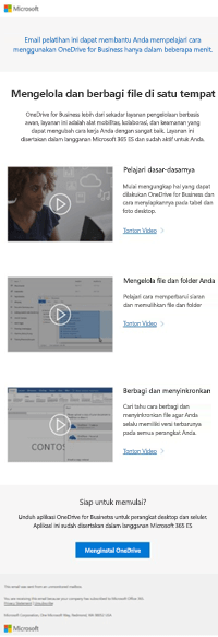 Cuplikan layar: contoh berbagi email file