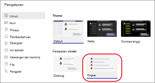 Mengubah Penspasian Pesan Obrolan Anda Di Microsoft Teams - Dukungan ...