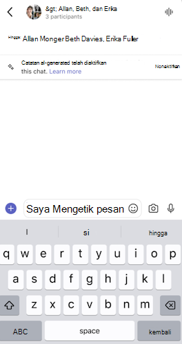 Catatan AI menonaktifkan perangkat seluler