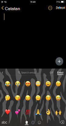 Pencarian emoji iOS - 2