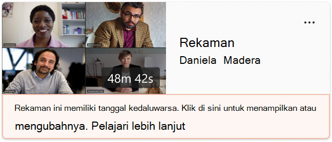 Chiclet Perekaman Kedaluwarsa