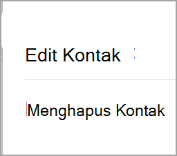 Edit Kontak
