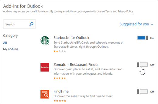 are there add-ins for outlook for mac?
