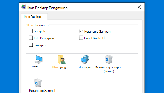 Menampilkan Ikon Desktop Windows Dukungan Microsoft 3961