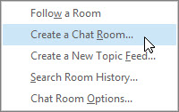 Creare una chat room