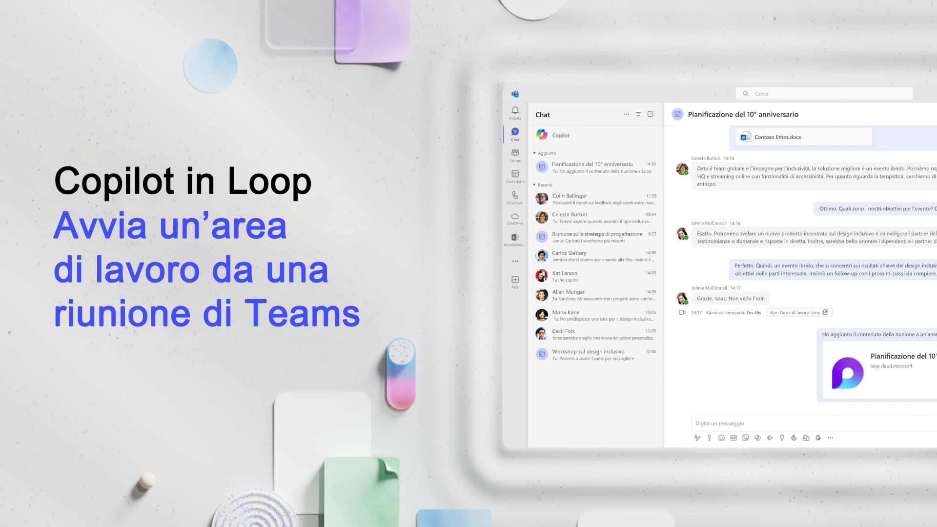 Video: Avviare un'area di lavoro da una riunione di Teams