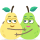 Emoticon di grande pera