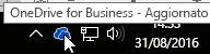 Icona della barra delle applicazioni di OneDrive for Business